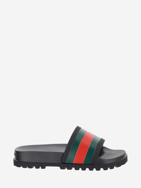 Sliders Web Gucci in gomma