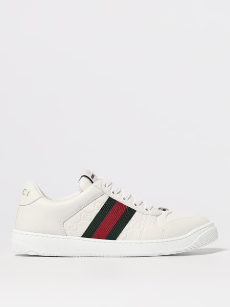 Sneakers Screener Gucci in pelle