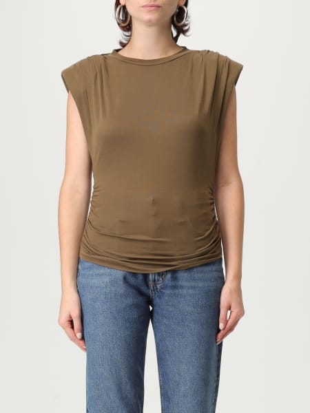 Top drappeggiato a girocollo Isabel Marant Etoile