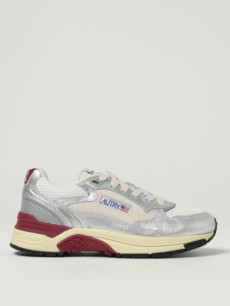 Sneakers Hyperway Autry in pelle laminata e mesh