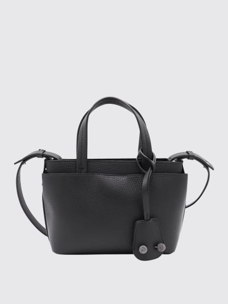 ショルダーバッグ・ポシェット FABIANA FILIPPI Woman Shoulder bag Black BGD275A079L427 825 Fabiana Filippi clasp-fastening Leather Shoulder Bag | Black