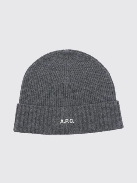 Cappello A.P.C. in lana a costine