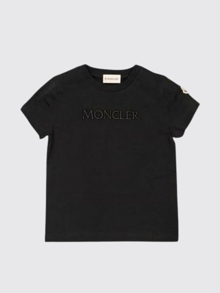T-shirt in cotone con logo Moncler