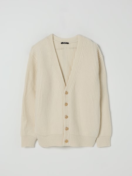Cardigan in maglia a coste Balmain