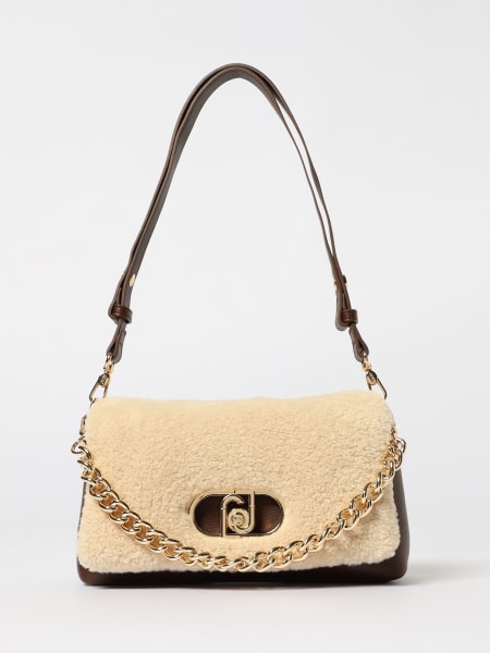 Borsa Lapuffy Medium Liu Jo in pelle sintetica e shearling