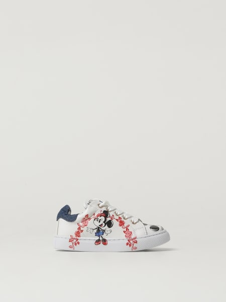 Sneakers Minnie Monnalisa in pelle stampata
