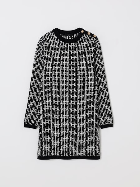 Abito mini Balmain in lana e cotone