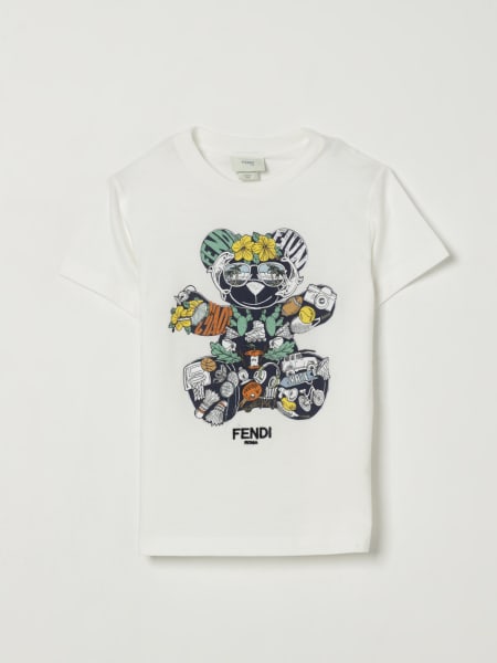 T-shirt Fendi in cotone con stampa
