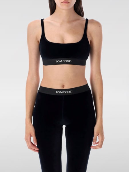 Reggiseno sportivo con logo Tom Ford