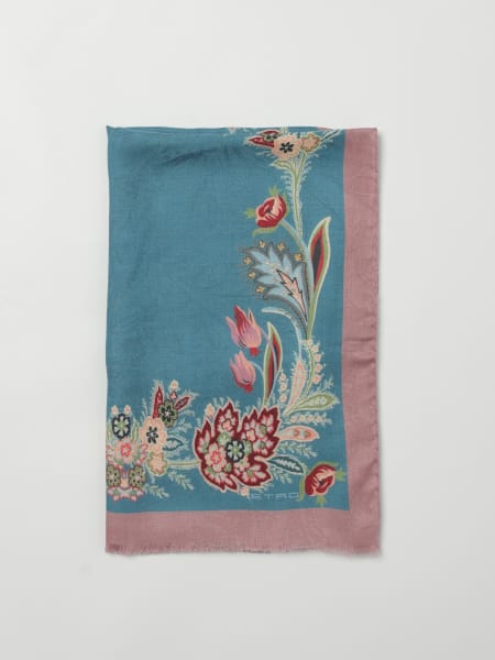Sciarpa Etro in misto lana con stampa floreale