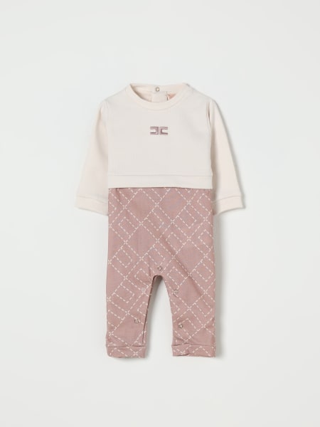 Tuta in cotone con logo Elisabetta Franchi La Mia Bambina