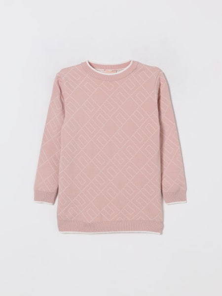 Abito in cotone logato Elisabetta Franchi La Mia Bambina