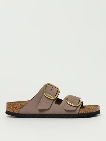 Sandalo Arizona Big Buckle Birkenstock in nabuk