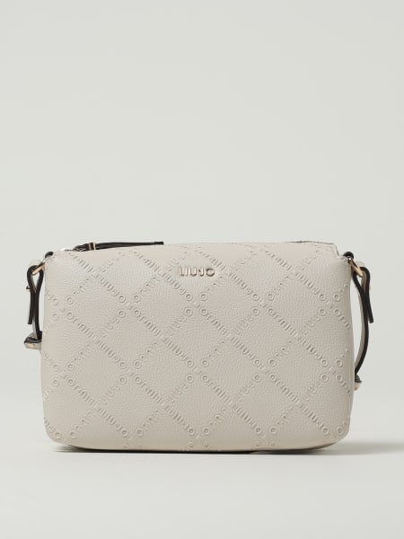 Borsa Liu Jo in pelle sintetica a grana con logo goffrato