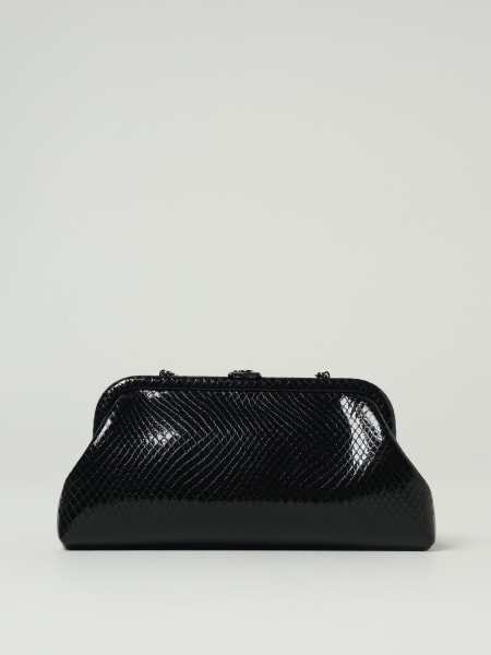 Pochette in pelle lucida Skylar Jimmy Choo
