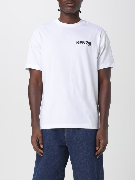 T-shirt in cotone con logo Kenzo