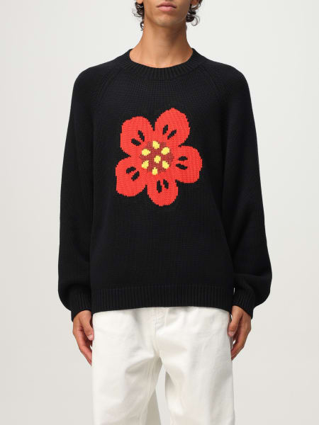 Maglione in lana con fiore Kenzo