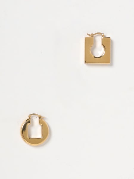Orecchini Le Rond Carrè Jacquemus in ottone