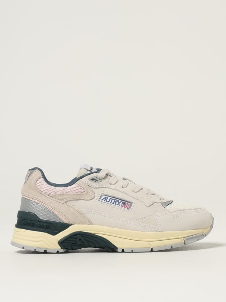 Sneakers Hyperway Autry in camoscio e mesh