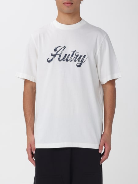 T-shirt in cotone con logo Autry