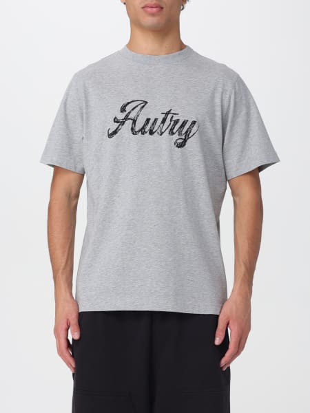 T-shirt in cotone con logo Autry