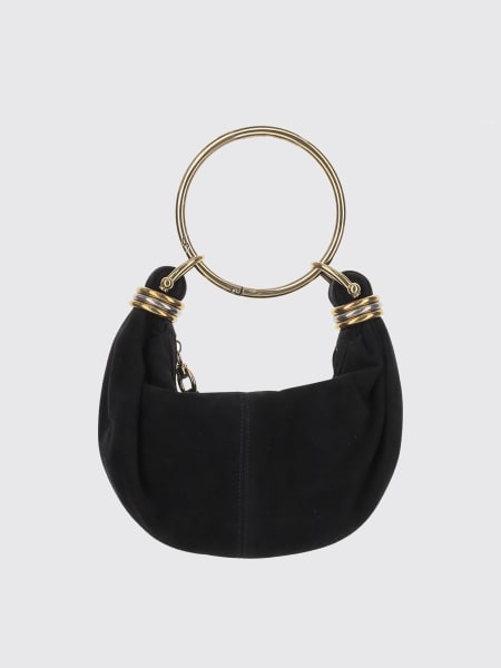 Borsa Bracelet Mini Chloé in camoscio