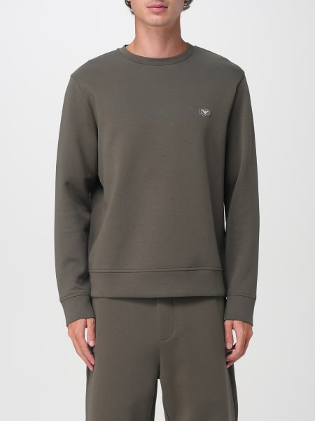 Felpa basic Emporio Armani in misto cotone