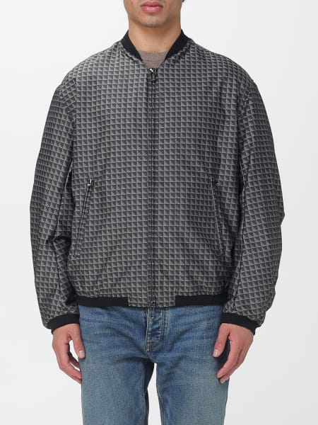Bomber di nylon logato Emporio Armani