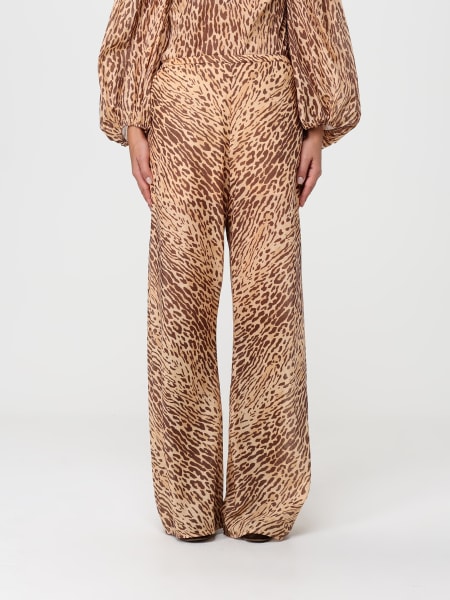 Pantalone Zimmermann in cotone animalier