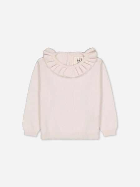 Bobbin & Tricot baby ruffled cashmere sweater