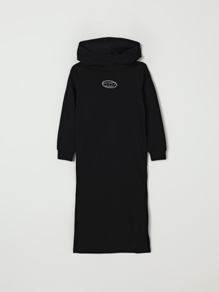 Abito in cotone con cappuccio Oval D Diesel