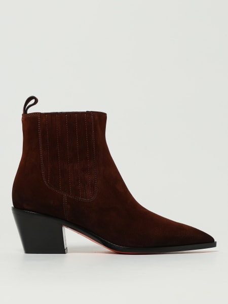 Flat ankle boots woman Santoni
