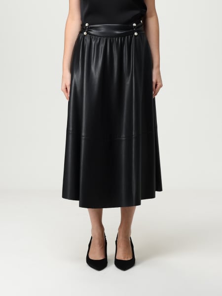 Gonna midi Liu Jo in pelle sintetica