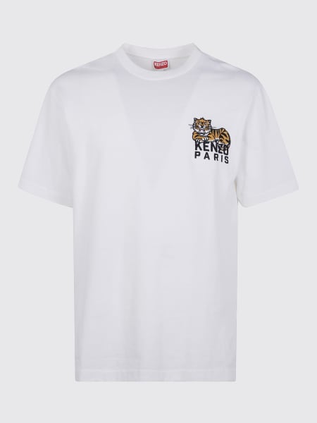 T-shirt in cotone con logo Kenzo