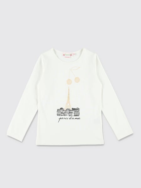 T-shirt in cotone organico stampata Bonpoint