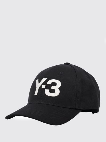 Cappello Y-3 in cotone con logo ricamato