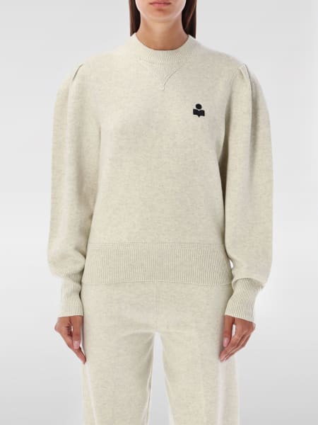 Maglia in cotone e lana con logo Isabel Marant Etoile