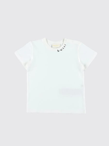 T-shirt in cotone con slogan I love you Gucci