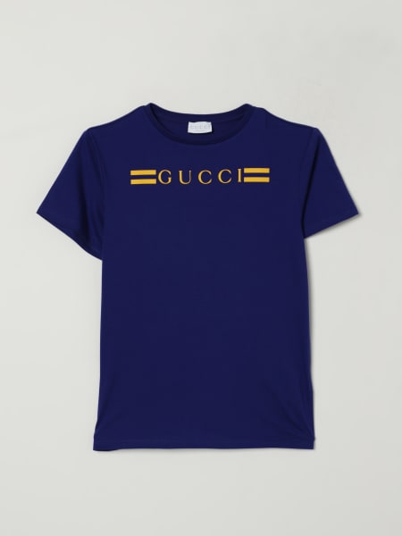 T-shirt in cotone con logo Gucci