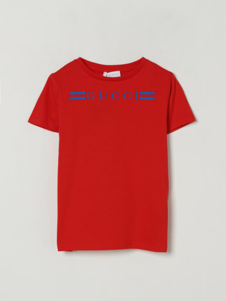 T-shirt in cotone con logo Gucci