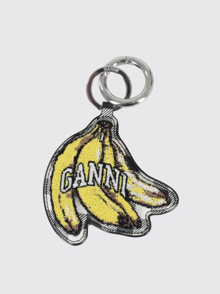 Portachiavi Banana Ganni in pelle riciclata