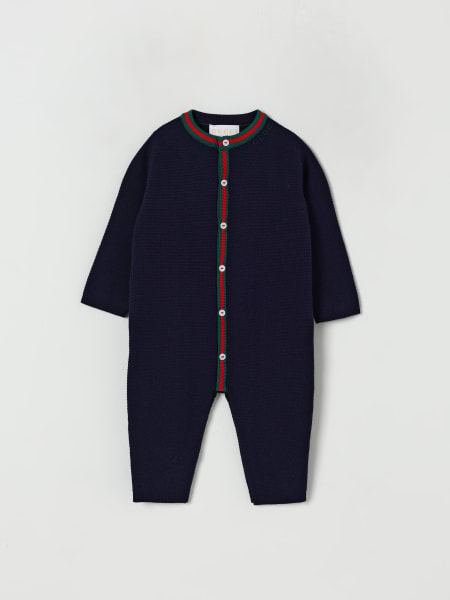 Tuta in cotone Web Gucci
