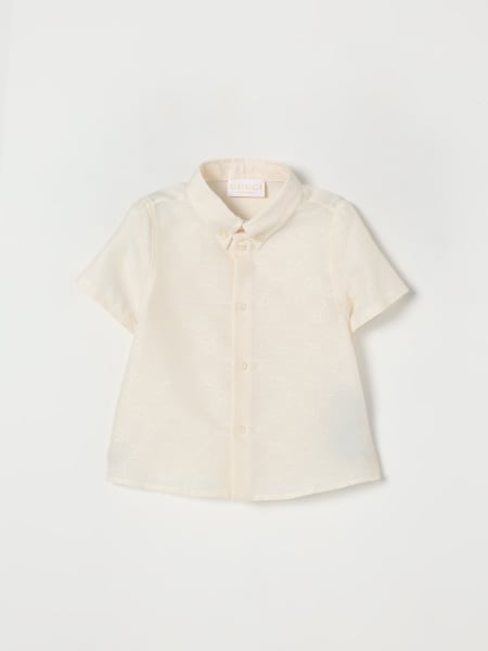 Camicia Gucci in cotone con monogram