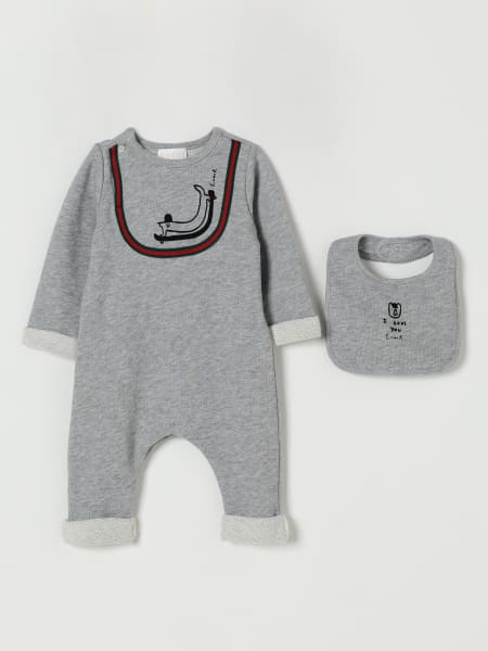 Coordinato in cotone con grafica Web Gucci