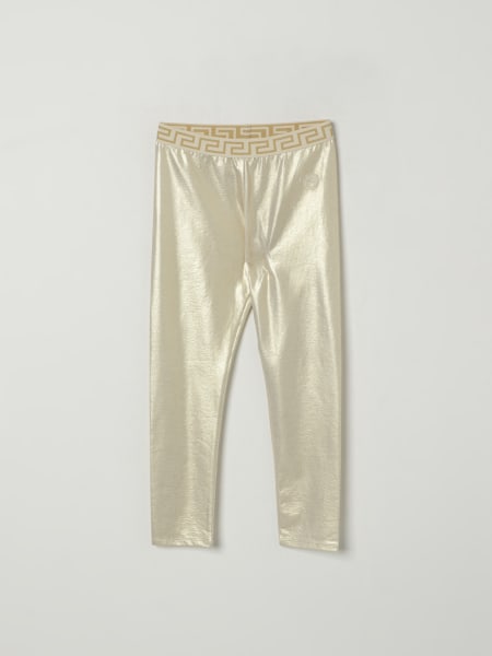 Leggings Versace in jersey laminato