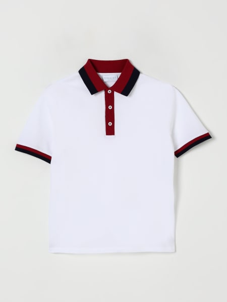 Polo in cotone Web Gucci