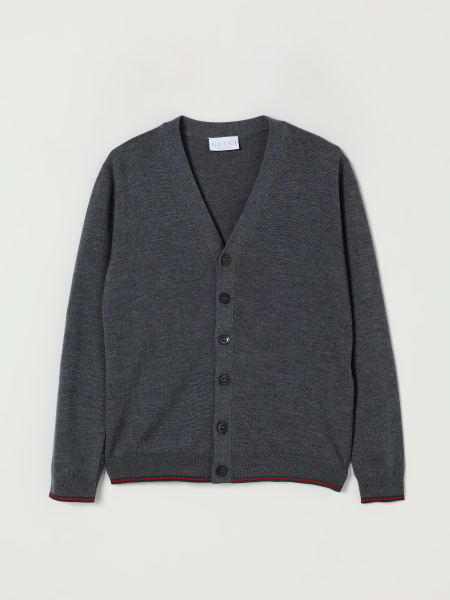 Cardigan in lana Web Gucci