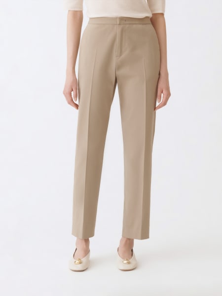 Pantalone classico Fabiana Filippi in cotone stretch