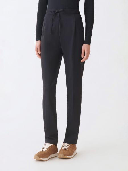 Pantalone casual Fabiana Filippi in misto viscosa