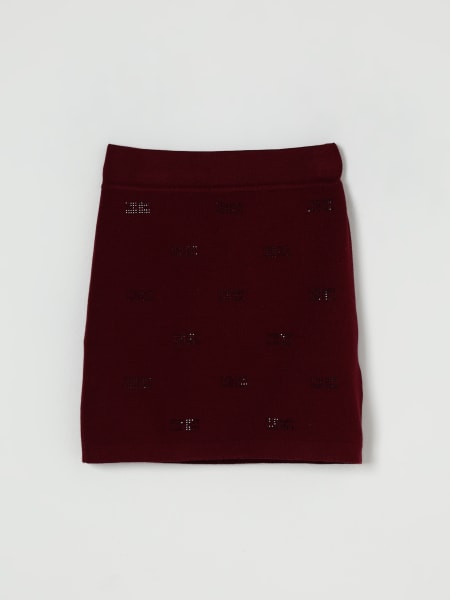 Gonna a tubino logata con strass Elisabetta Franchi La Mia Bambina